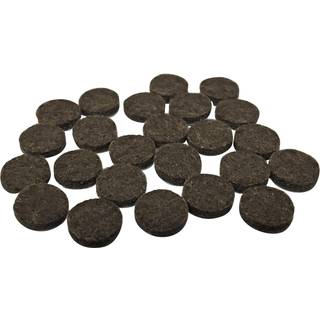 Shepherd Hardware 9958 1/2-tommers selvklæbende filtmøbelpuder 24-pakke brun