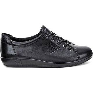 ECCO Soft 2.0 - Sneakers i læder til damer - Sort - Size: 36 (UK 3.5-4)