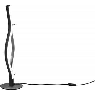 Design tafellamp zwart met zilver incl. LED dimbaar - Blaze