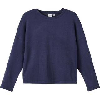 Name It Dark Sapphire Strikbluse