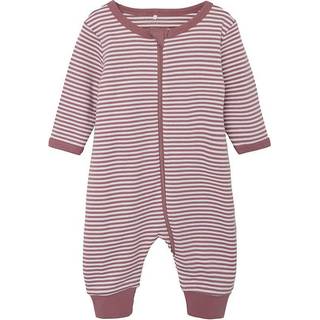 Name it pyjamas dragt i lyserød m. striber til piger