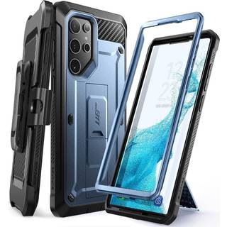 SOPCASE Unicorn Beetle Pro Series Case for Samsung Galaxy S22 Ultra 5G (2022 udgivelse) Fuldkrop Dual Layer Rugged Belt-Clip & Kickstand Case ude