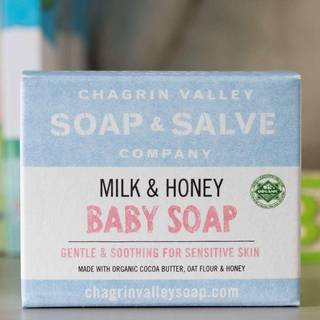 Baby Me! Milk & Honey Baby Økologisk sæbe/shampoo tør irriteret hud/hår 100g.