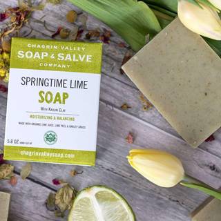 Springtime lime organic soap: økologisk sæbe alle hudtyper