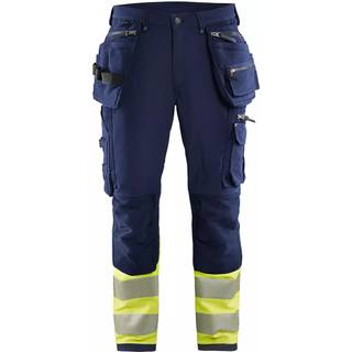 Blåkläder 1993 High Vis Buks 4-vejs stretch / High Vis Arbejdsbuks 4-vejs stretch - C152 - Marineblå/High Vis Orange