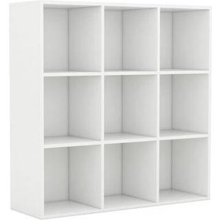 bogreol 98x29x97,5 cm brun egetræsfarve