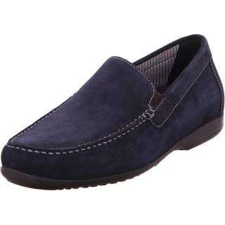 Sioux Herren Mokassins blau Velours