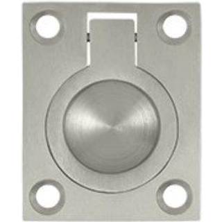 Deltana FRP175U15 1 3/4-tommer x 1 3/8-tommers solid messing flush ring træk