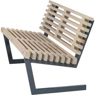 PLUS Siesta sofa/bænk, drivtømmerfarve/nåletræ, 138 cm