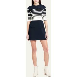 Valentino Striped knit minidress - multicoloured - XS