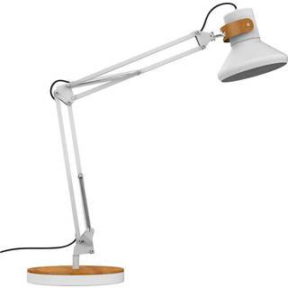Unilux arkitektlampe Baya Bamboo LED lampe hvid og træ