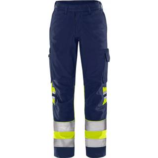 Fristads 2668 GPLU Håndværkerbukser Bemærk, orange/grå Hi-Vis, Orange/Grå
