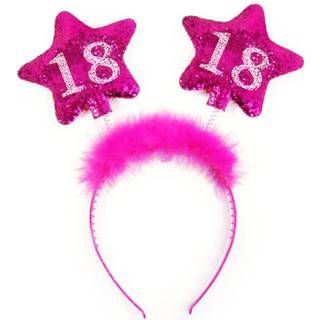 Hårbøjle Pink 18th Birthday