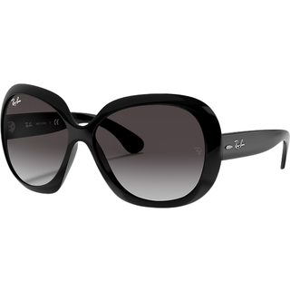 Ray - Ban Kvinde RB4098 JACKIE OHH II 601/8G Solbriller Nylon Sort Grå Sommerfugl Normal Skygge
