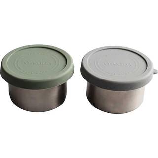 Aya&ida, Snack Containers 100 Ml, Dark Grey / Matte Black