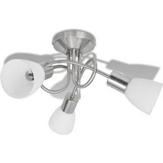 Loftslampe M. Glasskærme 3 E14 Pærer - Rund