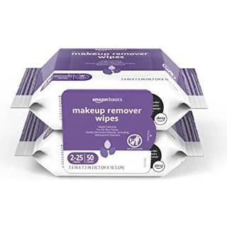 Amazon Basics Make Up Remover Wipes Night Calming 25 Count Pakke med 2 (tidligere Solimo)