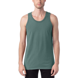 Hanes Ring Spundet Bomuld Bekl?dningsgenstand Farvet Tank (GDH300) -Cypress Gr -XL