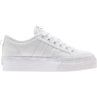 adidas originals adidas Originals White Nizza Platform Trainers