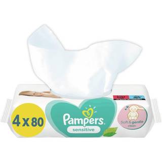Pampers Sensitive Vådservietter til børn til sensitiv hud 4x80 stk. - 4x80 stk.