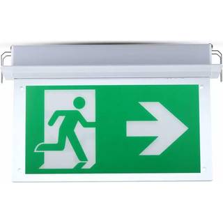 V-Tac loftmonteret/indbygget LED exit skilt - 2W, Samsung LED chip