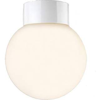 Classic Globe 200 loftlampe / væglampe IP54, hvid/mat opal