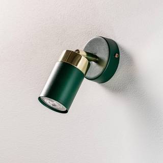 Vægspot Joker, grøn/guld, 1 lyskilde
