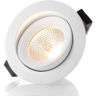 SLC One 360° LED-indbygningslampe hvid 2.700K