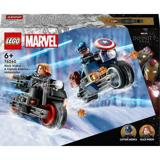 LEGO Super Heroes 76260 Marvel Black Widow og Captain Americas motorcykler