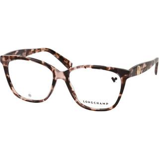 LONGCHAMP Kvinde LO2715 690 Optiske stel Acetat Havana Firkantet Normal Normal