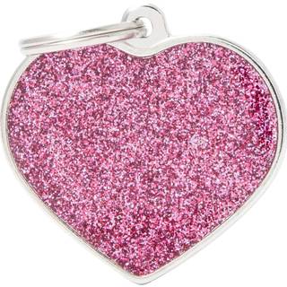 MyFamily Shine Pink - Hjerte / Large