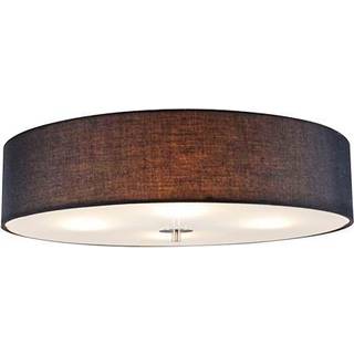 Rustik loftslampe sort 50 cm - Drum