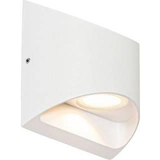 Moderne udendørs væglampe hvid inkl. LED 2-lys IP54 - Mal
