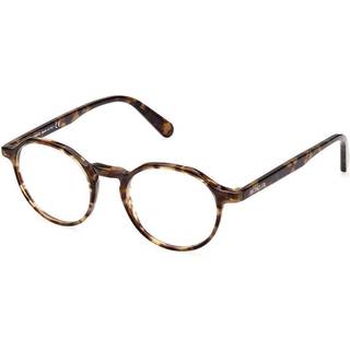 Moncler Mand ML5120 053 Optiske stel Outlet Acetat Havana Rund Normal