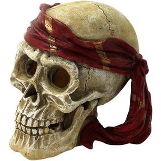 4FISH Skull with bandana 15x12.5x14 cm