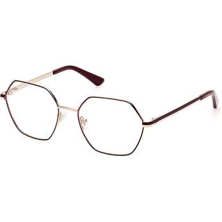 Guess Kvinde GU2869 071 Optiske stel Metal Bordeaux Geometrisk Normal