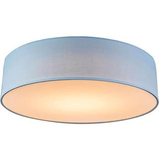 Loftslampe blå 40 cm inkl. LED - Drum LED