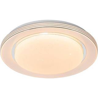 Loftslampe hvid 38 cm inkl. LED med fjernbetjening - Jochem