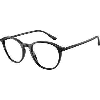 Giorgio Armani Mand AR7237 5001 Optiske stel Acetat Sort Transparent Pantos Normal