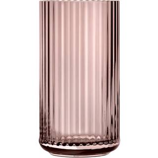 Lyngbyvase H20 burgundy mundblæst glas
