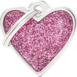 MyFamily Shine Pink - Hjerte / Small