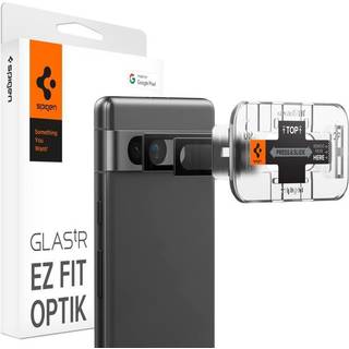 Spigen Glass EZ Fit Optik 2 Pack - black - Google Pixel 7a
