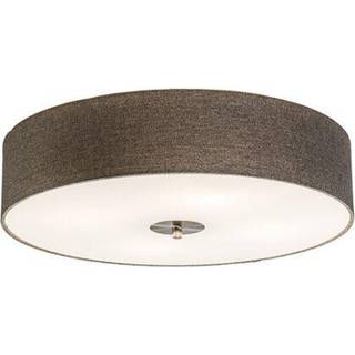 Rustik loftslampe Taupe 50 cm - Drum Jute