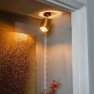 Moderne Spotlight Sort med Guld - Lofty