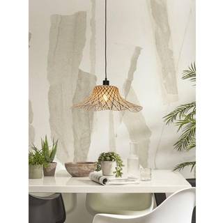 GOOD & MOJO Ibiza hængelampe Ø 50 cm sort/naturlig