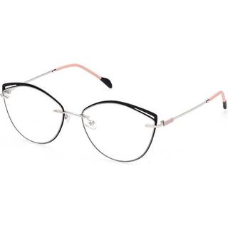 Emilio Pucci EP5194 005 56 Briller Kvinder Black - Black Silver - 56mm