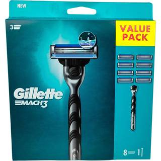 Gillette Mach3 Barberskraber + 8 Barberblade
