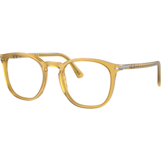 Persol Unisex PO3318V 204 Optiske stel Acetat Gul Transparent Pantos Normal