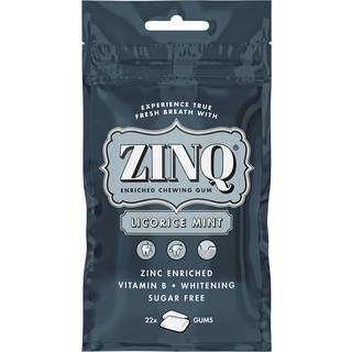 Xylitol Tyggegummi Dårlig Ånde ZINQ Licorice Mint 22 stk.