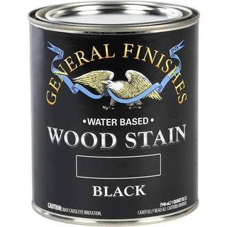 Allmänna ytor vattenbaserad träfläck 1 kvart svart